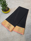 Gandaberunda Border Mysore Crepe Silk Saree - 101