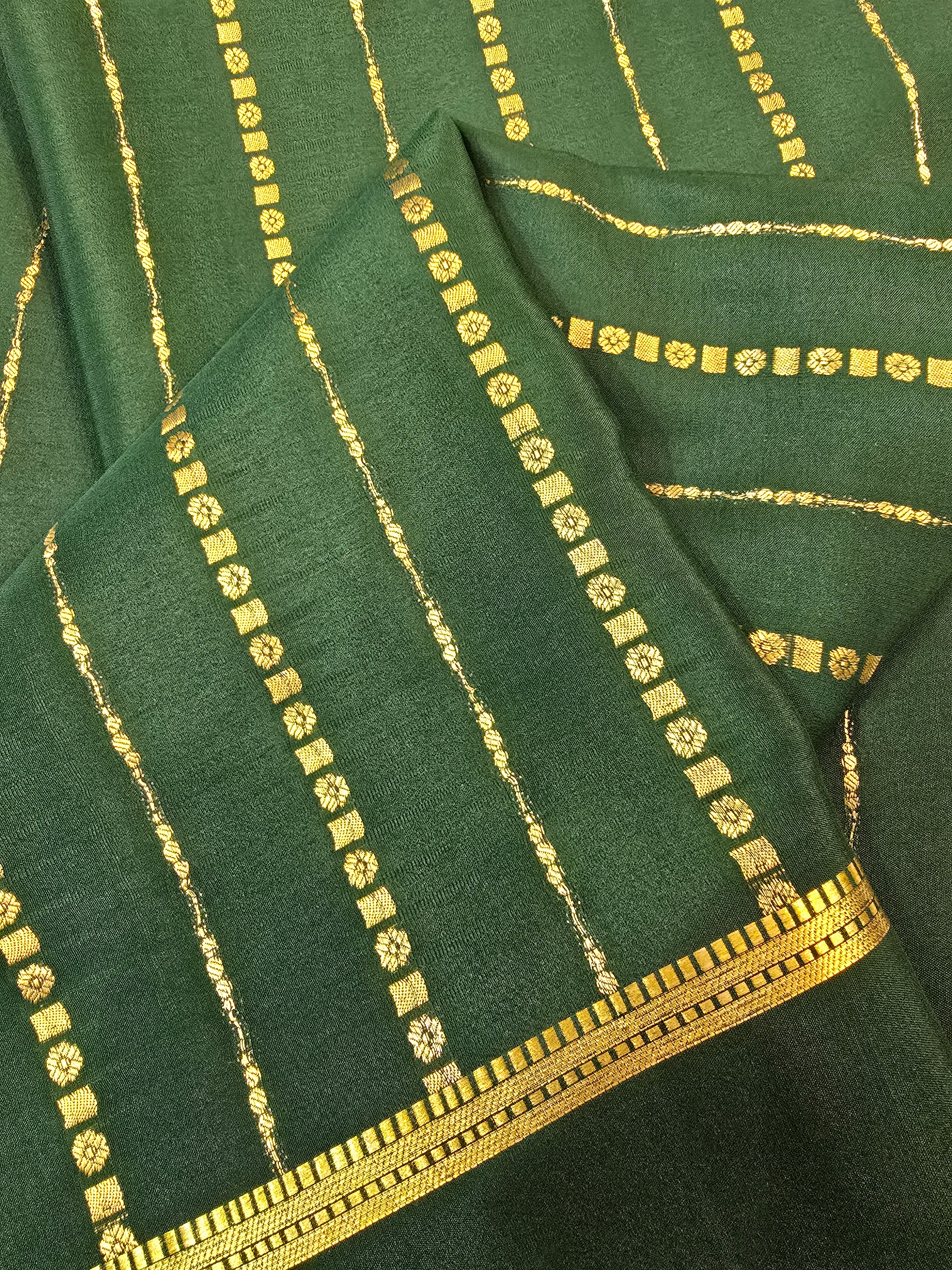Borderless Mysore Crepe Silk Saree - 107