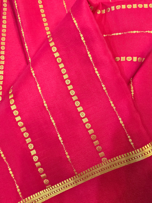 Borderless Mysore Crepe Silk Saree - 105