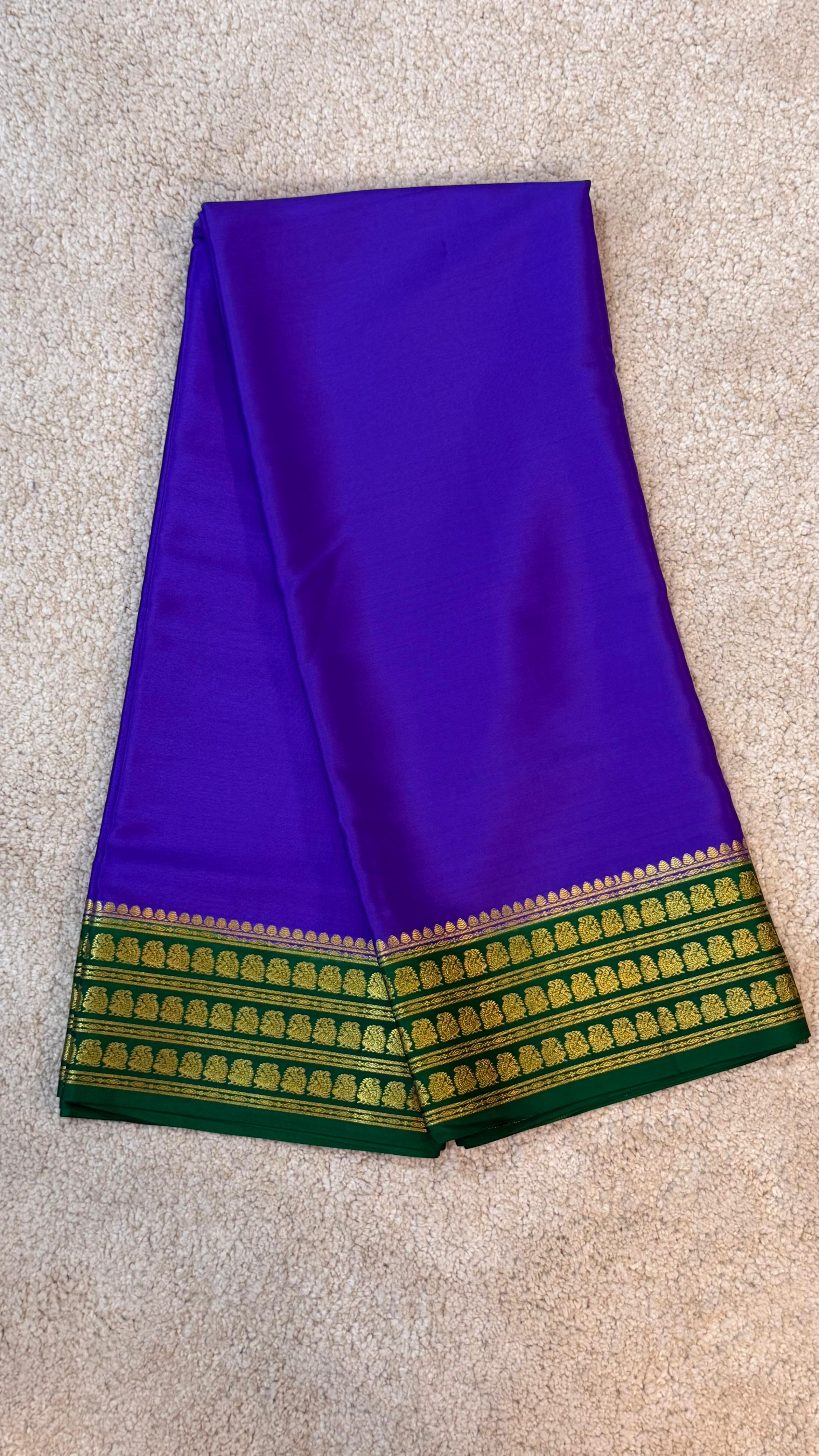 Pure Mysore Crepe Silk Saree