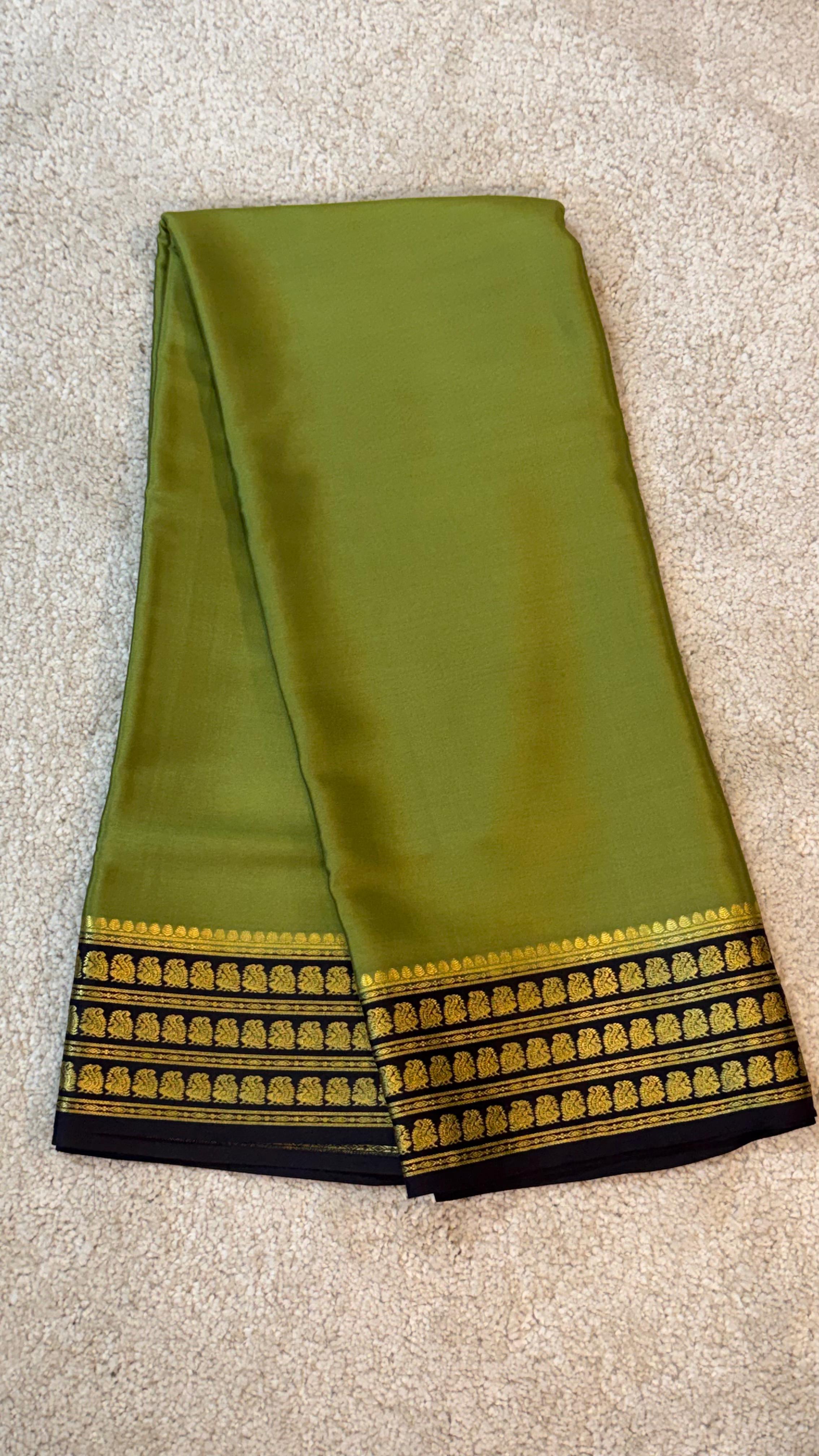 Pure Mysore Crepe Silk Saree